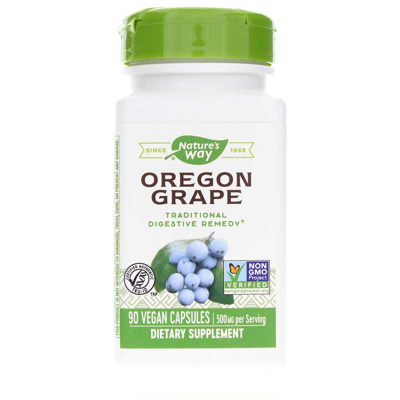 Natures Way Oregon Grape Root 90 Veg Capsules