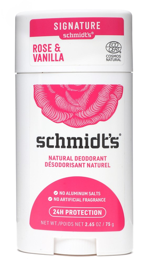 Schmidt's - Natural Deodorant Stick Rose Vanilla - 2.65 oz.