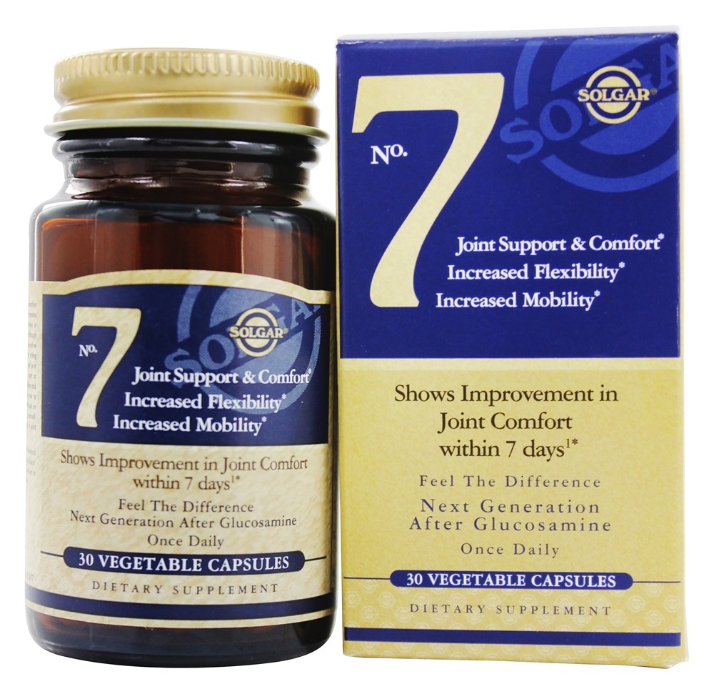 Solgar - No. 7 Joint Support - 30 Vegetarian Capsules