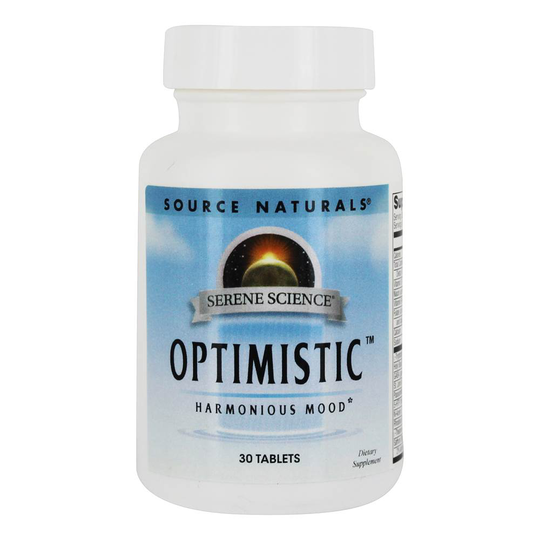 Source Naturals - Serene Science Optimistic Harmonious Mood Formula - 30 Tablets