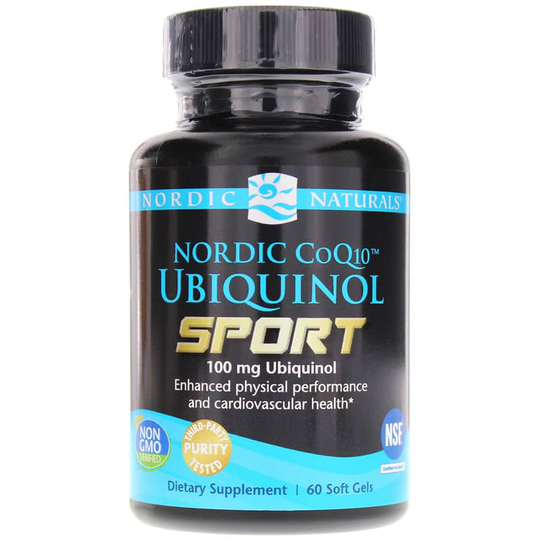 Nordic Naturals Nordic CoQ10 Ubiquinol Sport 60 Softgels