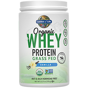 Grass-Fed Organic Whey Protein - Vanilla (13.37 oz. / 12 Servings)
