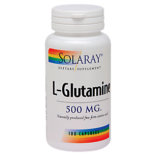 L-Glutamine - Free Form Amino Acid - 500 MG (100 Capsules)