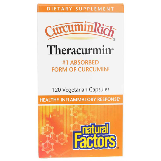 Natural Factors CurcuminRich Theracurmin 120 Veg Capsules
