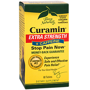 Curamin Extra Strength + Caffeine - Safe & Effective Pain Relief (60 Tablets)