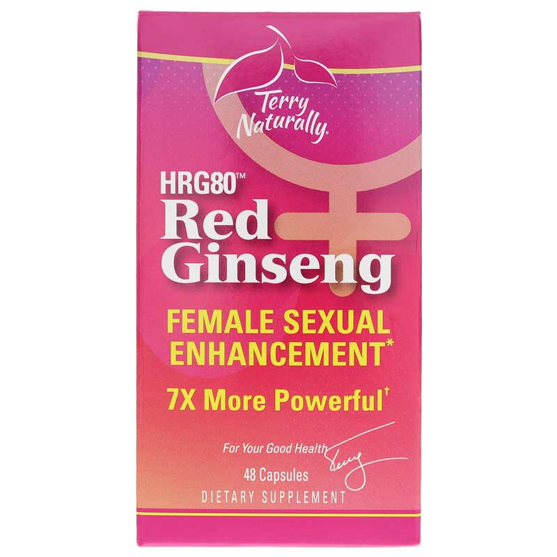 Terry Naturally Red Ginseng Hrg80 Female Sexual Enhancement 48 Capsules