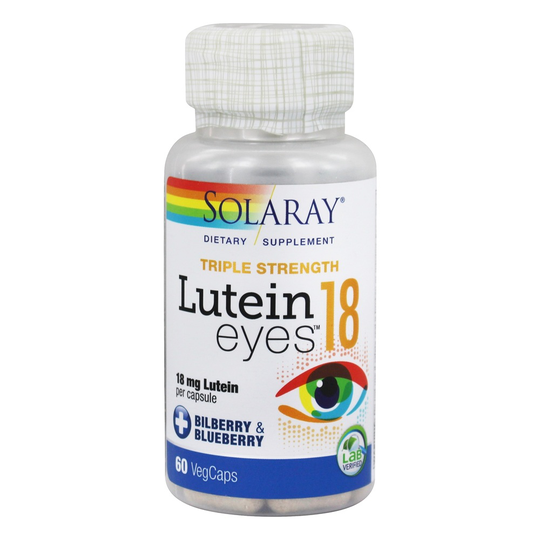 Solaray - Triple Strength Lutein Eyes 18 mg. - 60 Vegetable Capsule(s)