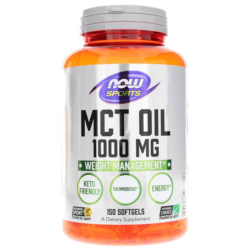 NOW Foods MCT Oil 1000 Mg 150 Softgels