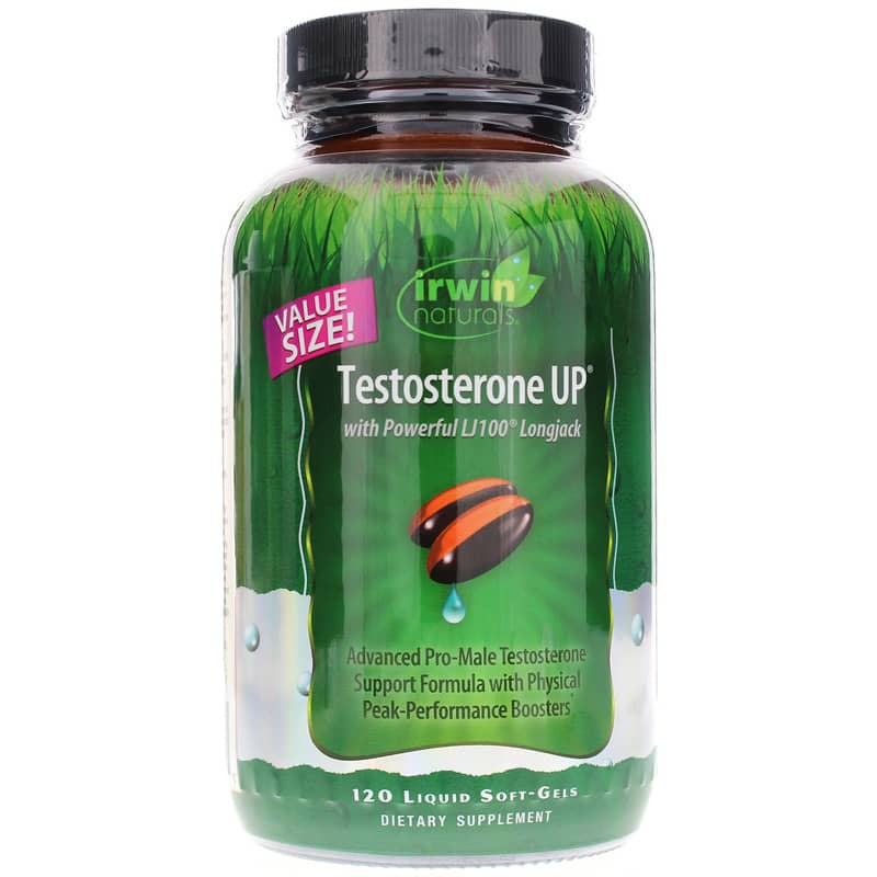 Irwin Naturals Testosterone UP 120 Liquid Softgels