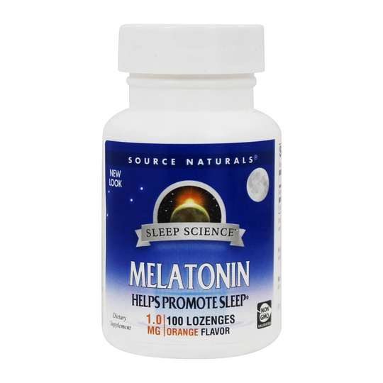 Source Naturals - Melatonin Orange 1 mg. - 100 Lozenges