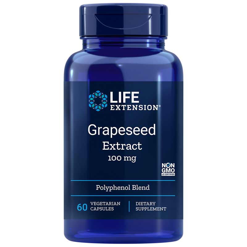 Life Extension Grapeseed Extract 100 Mg 60 Veg Capsules