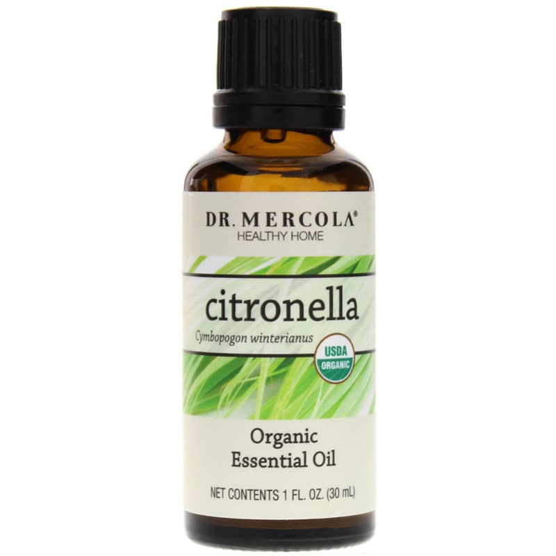 Dr. Mercola Citronella Organic Essential Oil 1 Oz