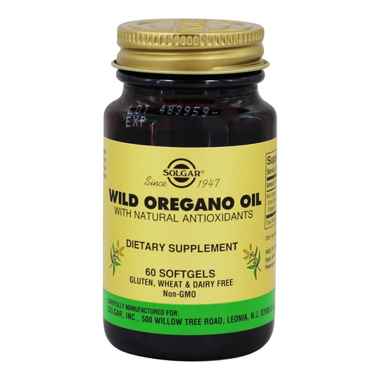 Solgar - Wild Oregano Oil with Natural Antioxidants - 60 Softgels