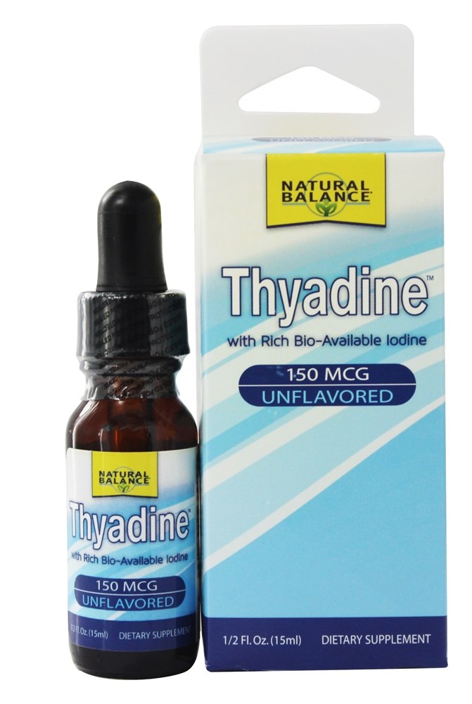 Natural Balance - Thyadine Rich Bio-Available Iodine 150 mcg. - 0.5 oz. (Formerly Trimedica)