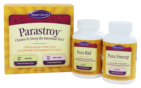 Nature's Secret - Parastroy Kit Para-Rid 90 Caps Para-Sweep 90 Caps - 2 Pack