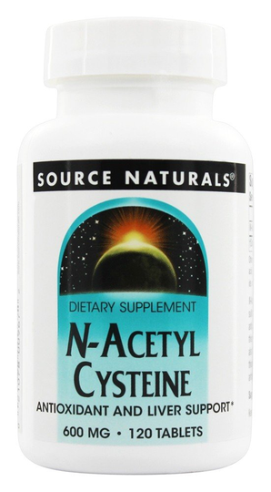 Source Naturals - N-Acetyl Cysteine 600 mg. - 120 Tablets