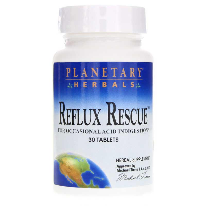 Planetary Herbals Reflux Rescue 30 Tablets