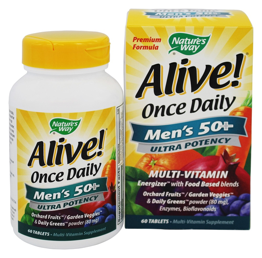 Nature's Way - Alive Once Daily Men's 50 Ultra Potency - 60 Tablets