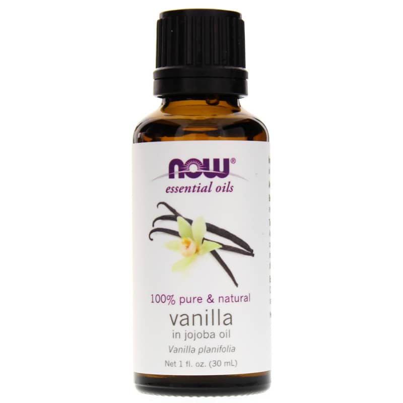 NOW Foods Vanilla Essential Oil in Jojoba 1 Oz