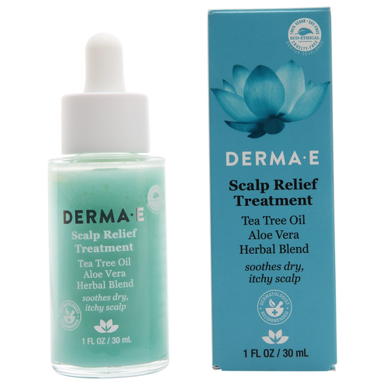 DERMA-E - Scalp Relief Treatment Tea Tree Aloe Vera Herbal Blend - 1 fl. oz.