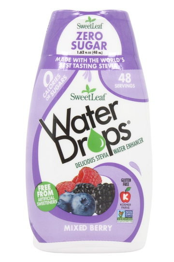 SweetLeaf - Water Drops Stevia Water Enhancer Mixed Berry - 1.62 fl. oz.