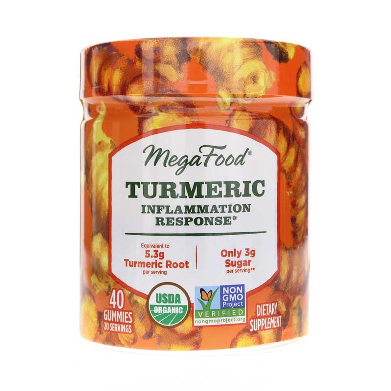 Megafood Turmeric Inflammation Response Gummies 40 Gummies