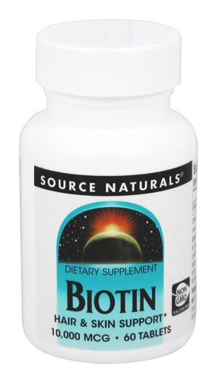 Source Naturals - Biotin 10000 mcg. - 60 Tablets