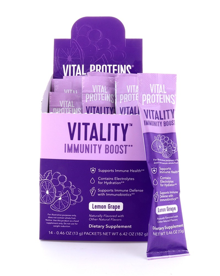 Vital Proteins - Vitality Immunity Boost Box Grape Citrus - 14 Packet(s)