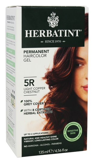 Herbatint - Herbal Haircolor Permanent Gel 5R Light Copper - 4.5 fl. oz.
