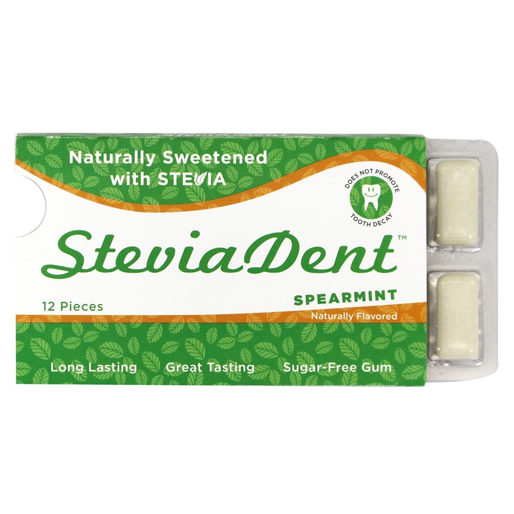 Stevita - SteviaDent Chewing Gum Spearmint - 12 Piece(s)
