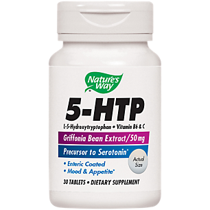 5-HTP with Vitamin B6 & Vitamin C for Mood Support - 50 MG (30 Tablets)