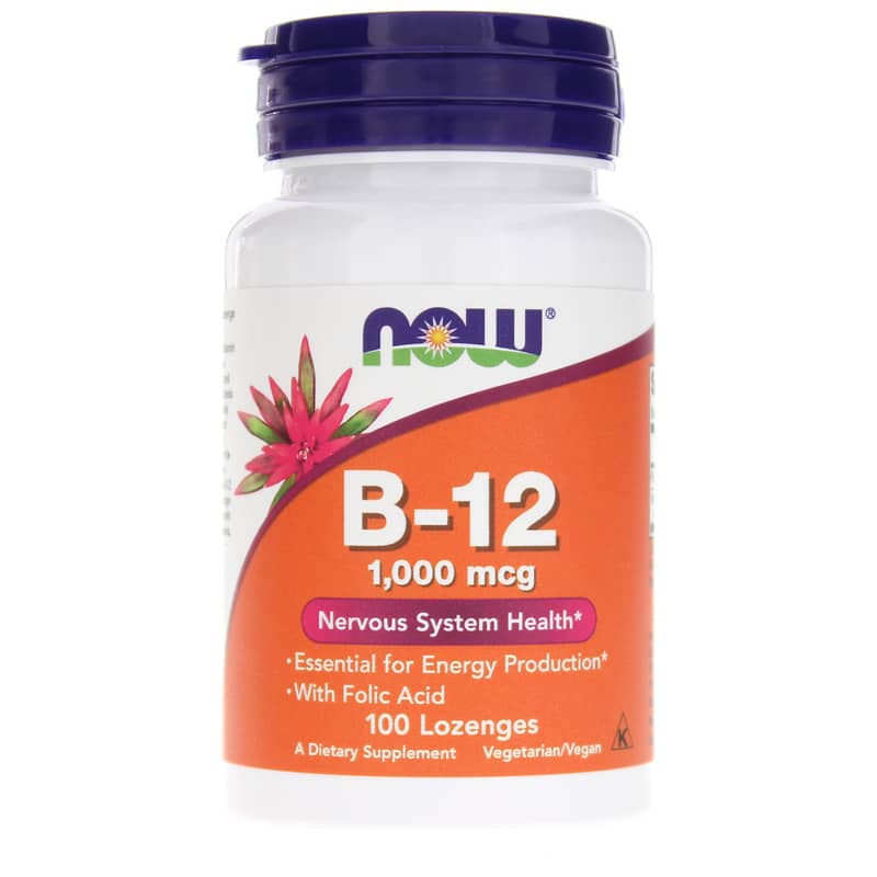 NOW Foods B-12 1000 Mcg 100 Lozenges