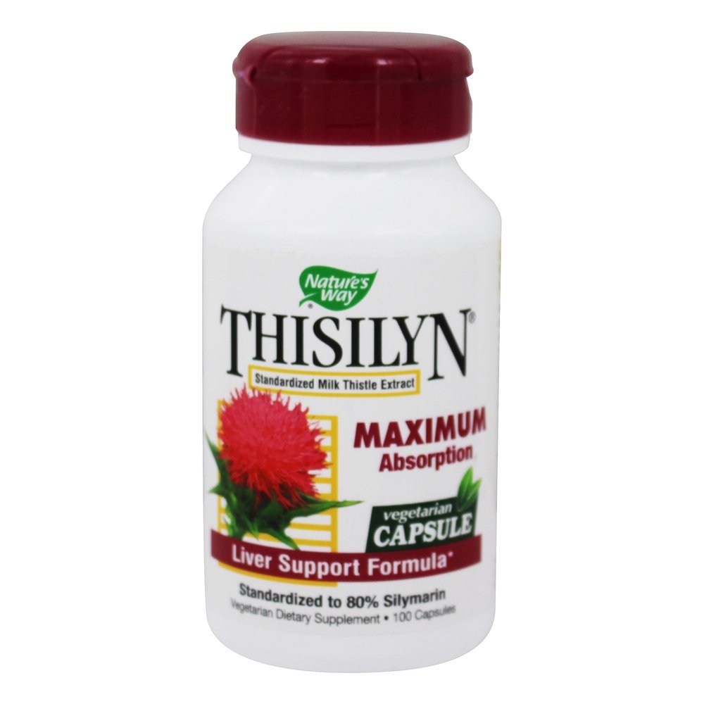 Nature's Way - Thisilyn Standardized Milk Thistle Extract - 100 Vegetarian Capsules