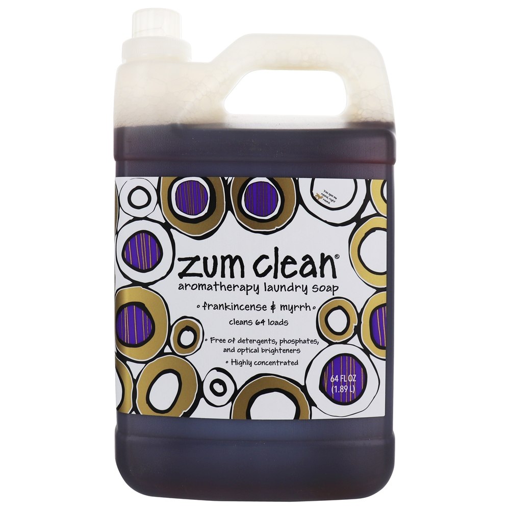 Indigo Wild - Zum Clean Aromatherapy Laundry Soap 64 Loads Frankincense & Myrrh - 64 fl. oz.