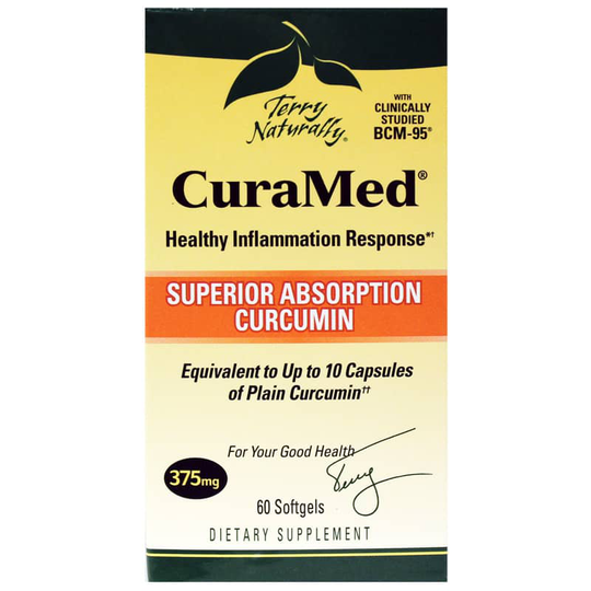 Terry Naturally CuraMed 375 Mg 60 Softgels