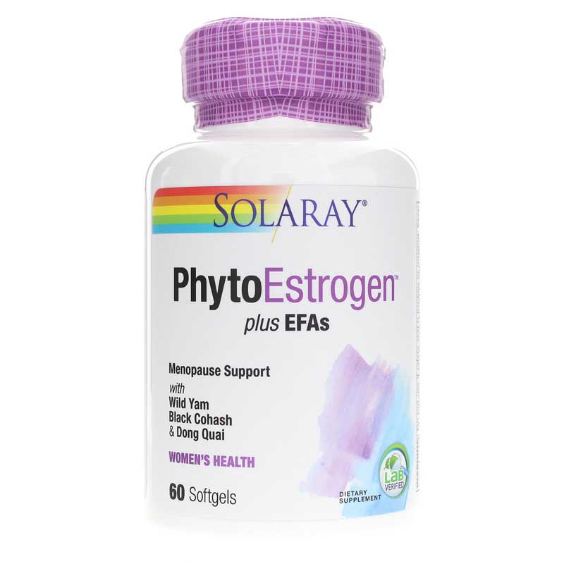 Solaray PhytoEstrogen Plus EFAs 60 Softgels