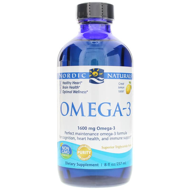 Nordic Naturals Omega-3 Liquid Lemon 8 Oz