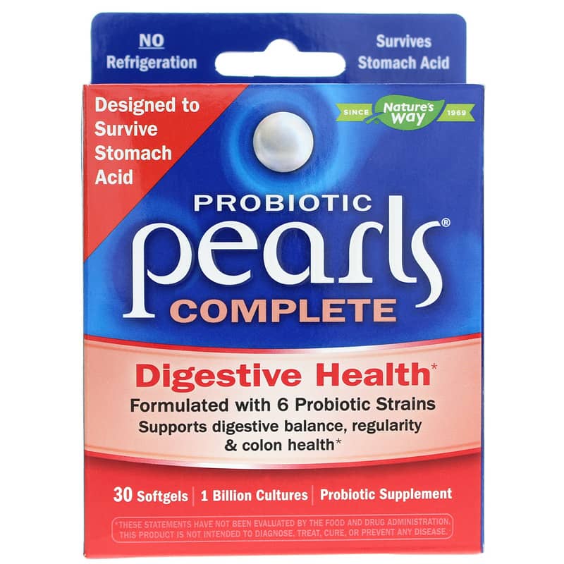 Natures Way Probiotic Pearls Complete 30 Softgels