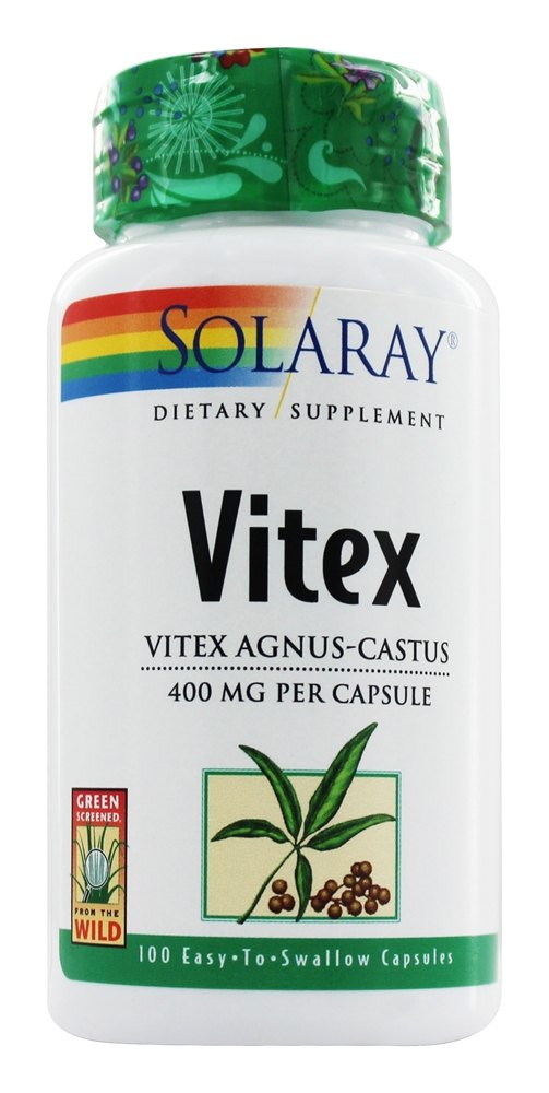 Solaray - Vitex 400 mg. - 100 Capsules