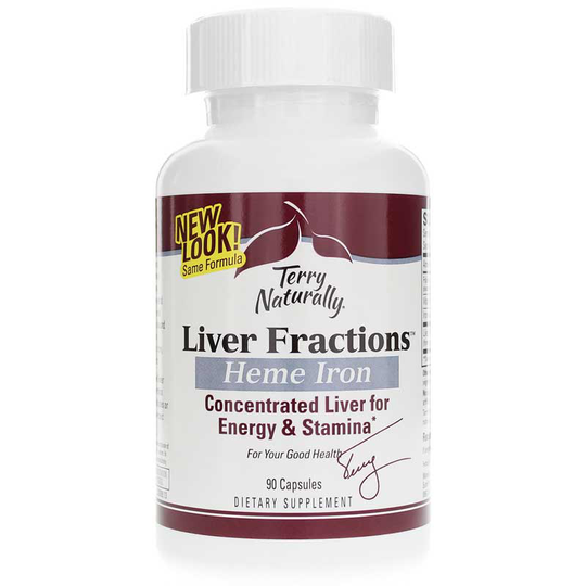 Terry Naturally Liver Fractions Heme Iron 90 Capsules
