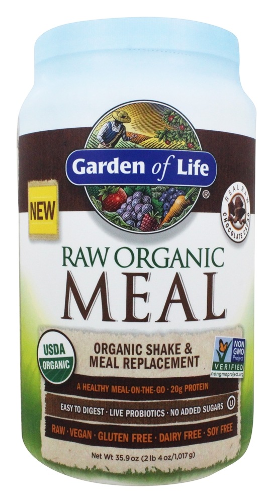 Garden of Life - RAW Organic Meal Shake & Meal Replacement Chocolate Cacao - 35.9 oz.