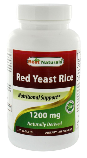 Best Naturals - Red Yeast Rice 1200 mg. - 120 Tablets