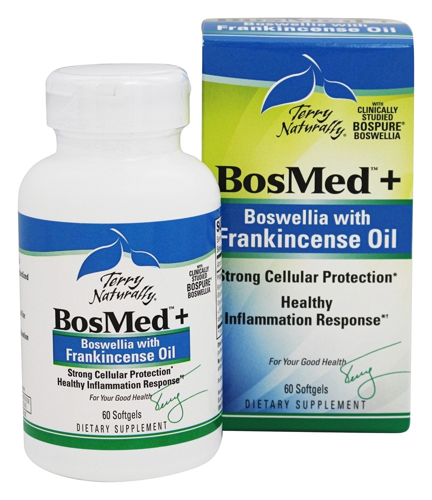 EuroPharma - Terry Naturally BosMed Boswellia with Frankincense Oil - 60 Softgels