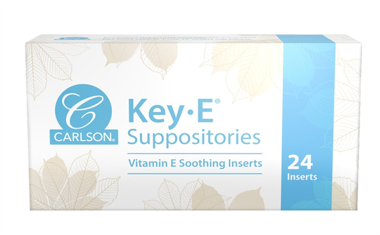 Carlson Labs - Key-E Natural Vitamin E Suppositories - 24 Suppositories