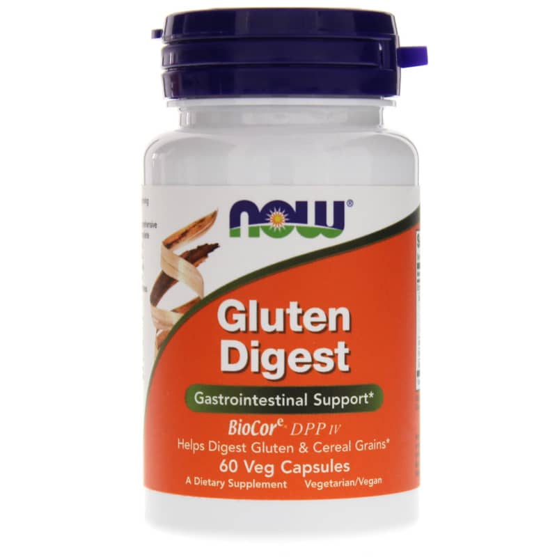 NOW Foods Gluten Digest 60 Veg Capsules