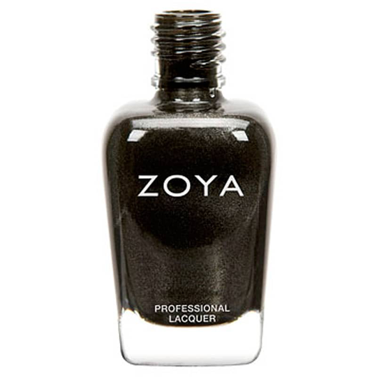 Zoya Nail Polish Black Claudine .5 Oz