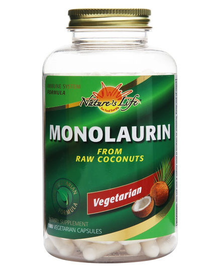 Nature's Life - Monolaurin 990 mg. - 180 Vegetarian Capsules