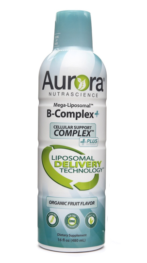 Vida Lifescience - Aurora Nutrascience Mega-Liposomal B-Complex Organic Fruit Flavor - 16 fl. oz.