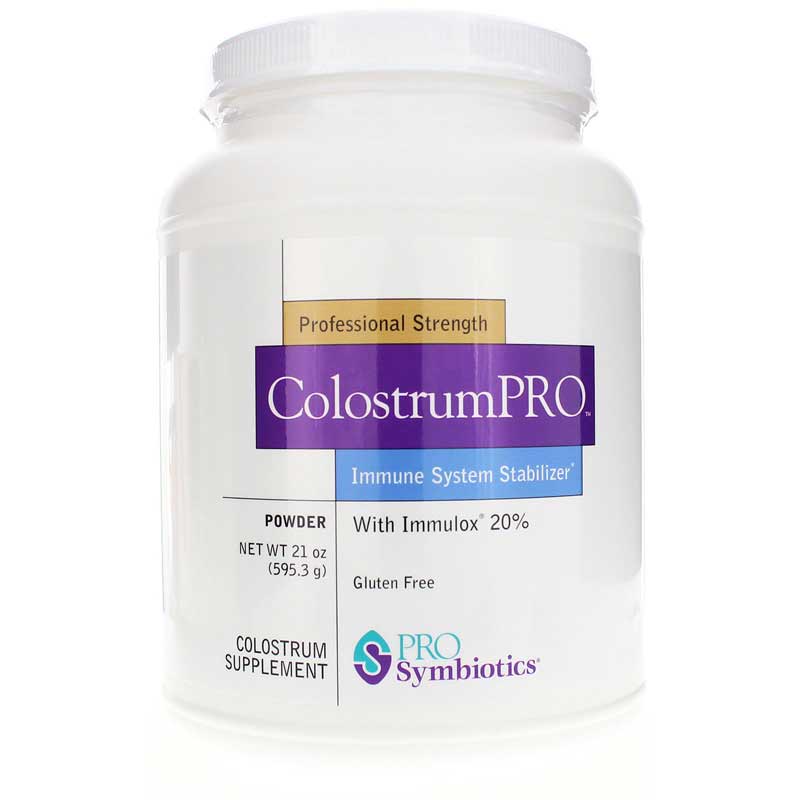 PROSymbiotics ColostrumPRO Immune System Stabilizer with Immulox 20% Powder 21 Oz