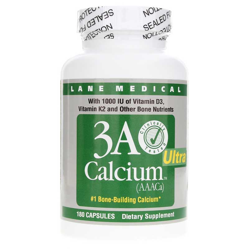 Lane Medical 3A Calcium Ultra 180 Capsules